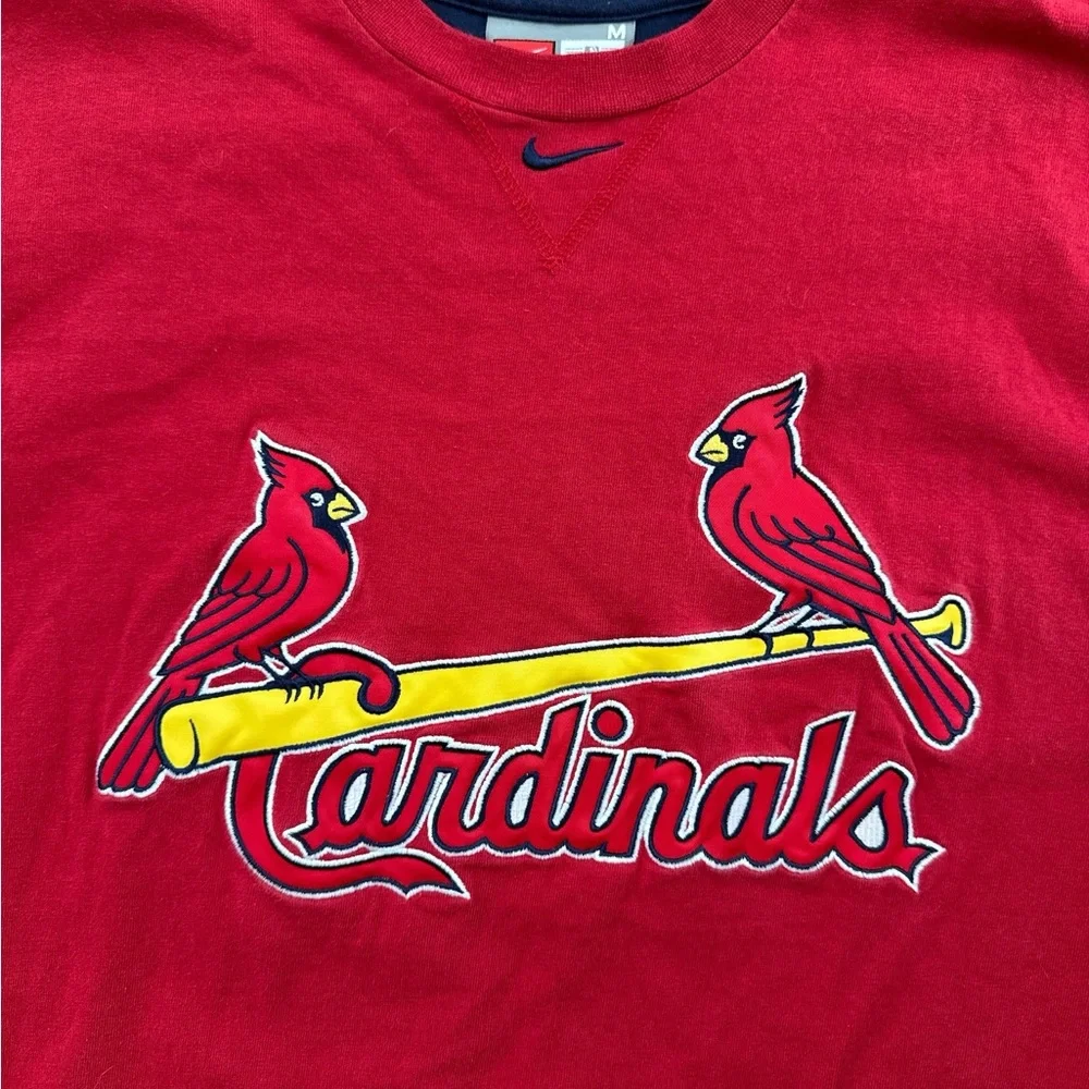 Vintage Nike St Louis Cardinals Men’s Red T-Shirt Size Medium‎ Y2K Team Nike MLB